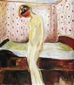 Edvard Munch  - Bilder Gemälde - Weeping Woman