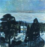 Edvard Munch  - Bilder Gemälde - White Night