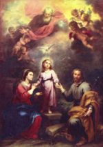 Bartolome Esteban Perez Murillo - paintings - The Two Trinities