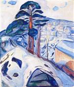 Edvard Munch  - Bilder Gemälde - Winter in Kragerø