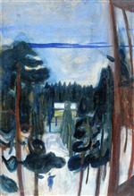 Edvard Munch  - Bilder Gemälde - Winter Night