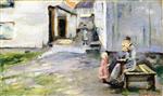 Edvard Munch  - Bilder Gemälde - Woman and Children in Arendal