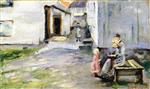 Edvard Munch  - Bilder Gemälde - Woman and Children in Arendal