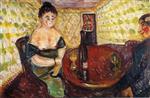 Edvard Munch  - Bilder Gemälde - Zum süssen Madel
