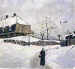 Edvard Munch  - Bilder Gemälde - Øvre Foss in Winter