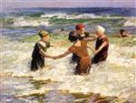 Edward Henry Potthast - Bilder Gemälde - A Happy Group