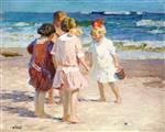 Edward Henry Potthast - Bilder Gemälde - A Rare Find