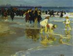 Edward Henry Potthast - Bilder Gemälde - Bathers