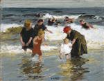 Edward Henry Potthast - Bilder Gemälde - Bathers
