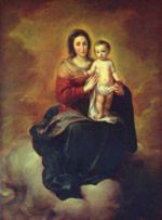 Bartolome Esteban Perez Murillo - Bilder Gemälde - Madonna