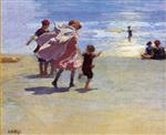 Edward Henry Potthast  - Bilder Gemälde - Brighton Beach
