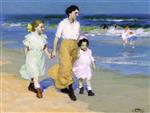 Edward Henry Potthast  - Bilder Gemälde - By the Sea