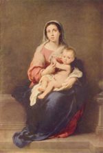 Bartolome Esteban Perez Murillo - Peintures - Madone