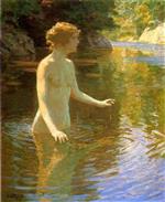Edward Henry Potthast  - Bilder Gemälde - Enchanted Pool