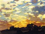Edward Henry Potthast  - Bilder Gemälde - Golden Sunset