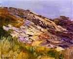 Edward Henry Potthast  - Bilder Gemälde - Gray Day on the Coast