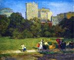 Edward Henry Potthast  - Bilder Gemälde - In Central Park
