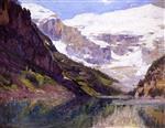 Edward Henry Potthast  - Bilder Gemälde - Lake Louise-2