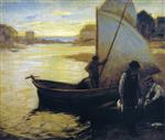 Edward Henry Potthast  - Bilder Gemälde - Maine Fishermen