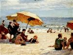 Edward Henry Potthast  - Bilder Gemälde - Manhattan Beach