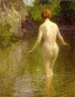 Edward Henry Potthast  - Bilder Gemälde - Nude