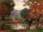 Edward Henry Potthast  - Bilder Gemälde - October Days
