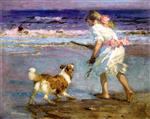 Edward Henry Potthast  - Bilder Gemälde - Retrieving