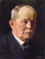 Edward Henry Potthast  - Bilder Gemälde - Self-Portrait