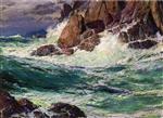 Edward Henry Potthast  - Bilder Gemälde - Stormy Seas
