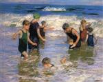 Edward Henry Potthast  - Bilder Gemälde - The Bathers