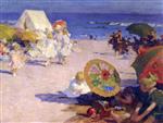 Edward Henry Potthast  - Bilder Gemälde - The Joy of the Sea