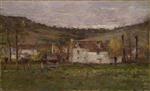 Theodore Robinson - Bilder Gemälde - A French Hamlet