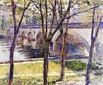 Theodore Robinson - Bilder Gemälde - Bridge near Giverny