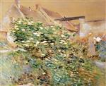 Theodore Robinson  - Bilder Gemälde - Normandy Farm, A Characteristic Bit, Giverny