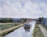 Theodore Robinson  - Bilder Gemälde - Port Ben, Delaware and Hudson Canal