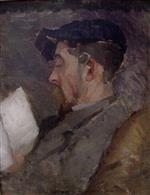 Theodore Robinson  - Bilder Gemälde - Self-Portrait