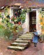 Theodore Robinson  - Bilder Gemälde - The Farmer's Daughter