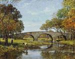 Theodore Robinson  - Bilder Gemälde - The Old Bridge