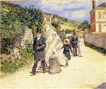 Theodore Robinson  - Bilder Gemälde - The Wedding March