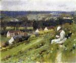 Theodore Robinson  - Bilder Gemälde - Val d'Arconville