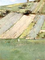 Theodore Robinson  - Bilder Gemälde - Valley of the Seine, Giverny