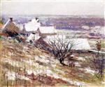 Theodore Robinson  - Bilder Gemälde - Winter Landscape