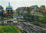 Stanislaw Julianowitsch Zukowski - Bilder Gemälde - An Old Village
