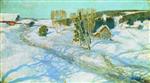 Stanislaw Julianowitsch Zukowski - Bilder Gemälde - Blue Snow