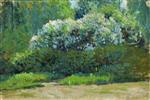 Stanislaw Julianowitsch Zukowski - Bilder Gemälde - Bush in Blossom