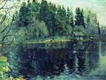 Stanislaw Julianowitsch Zukowski  - Bilder Gemälde - Forest Lake-4