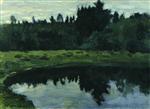 Stanislaw Julianowitsch Zukowski  - Bilder Gemälde - Forest River