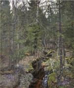 Stanislaw Julianowitsch Zukowski  - Bilder Gemälde - Forest-2