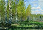 Stanislaw Julianowitsch Zukowski  - Bilder Gemälde - Forest-4