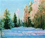 Stanislaw Julianowitsch Zukowski  - Bilder Gemälde - Frost